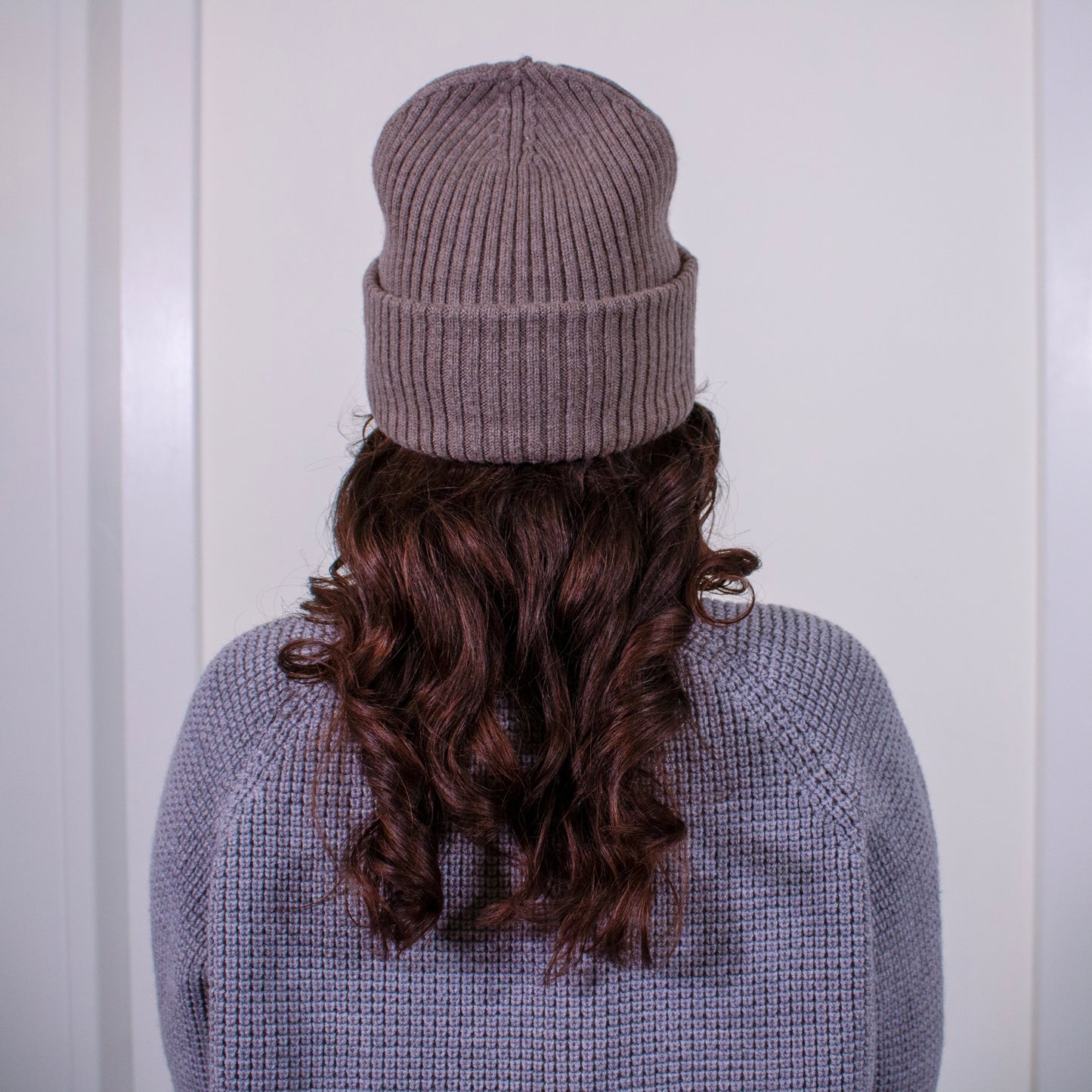 Arc Oversized Rib Merino Beanie